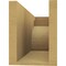 Ekena Millwork 6in. W x 8in. H x 20in. L Rivera Woodgrain TimberThane Rafter Tail, Primed Tan RFTUR06X08X20RIVRCPR - alternate 3
